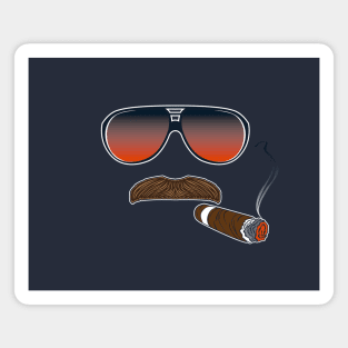 Mike Ditka Chicago Bears Cigar Magnet